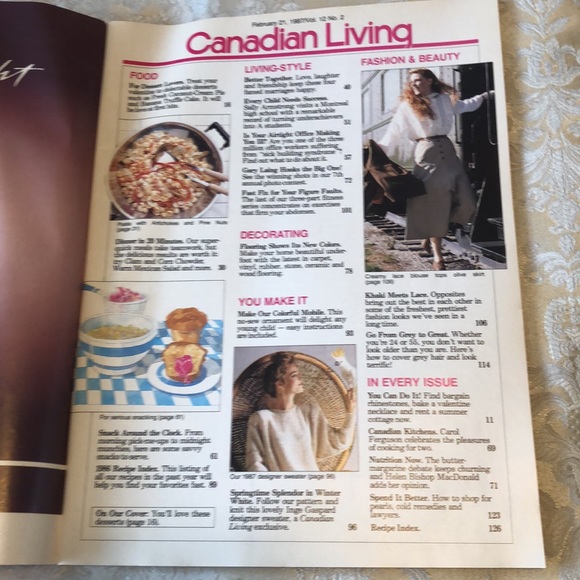 CANADIAN LIVING MAGAZINE FEBRUARY 21, 1987 - 126 pages - #227 - Picture 2 of 13